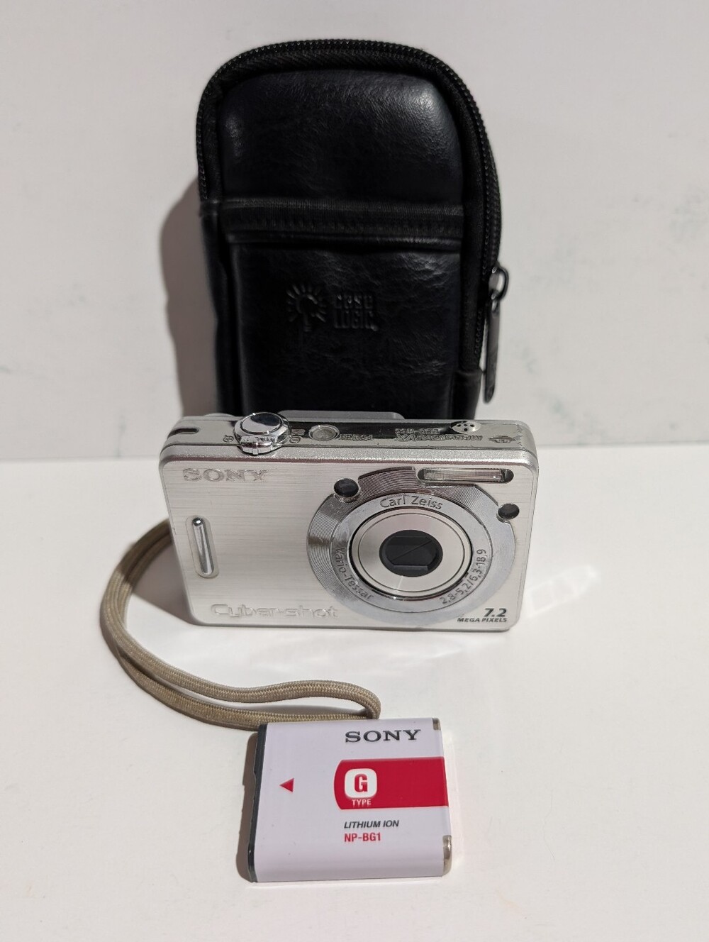Sony Cybershot DSC W55 Digital Camera Tested And Works 7.2 MP